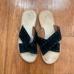 Frye Avery Pickstitch Slide